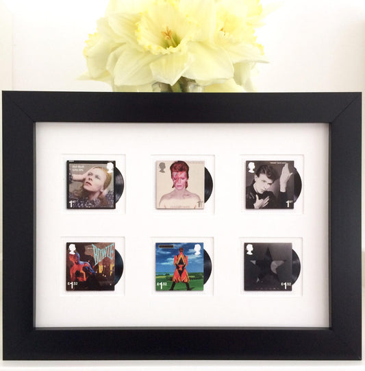 David Bowie Framed Postage Stamp Set (2017)
