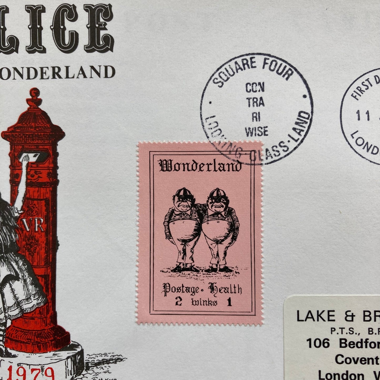 Alice in Wonderland First Day Covers (1979)
