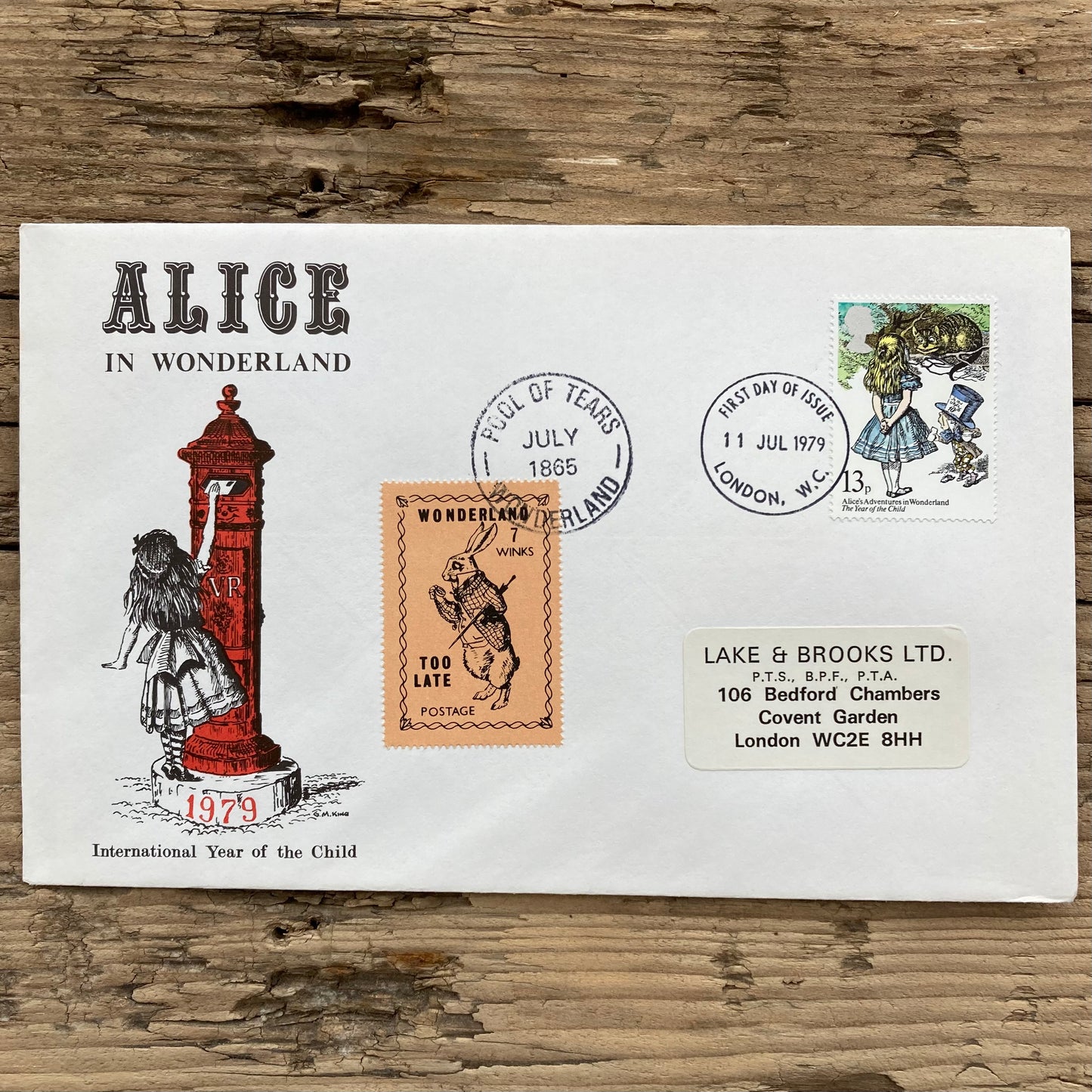 Alice in Wonderland First Day Covers (1979)