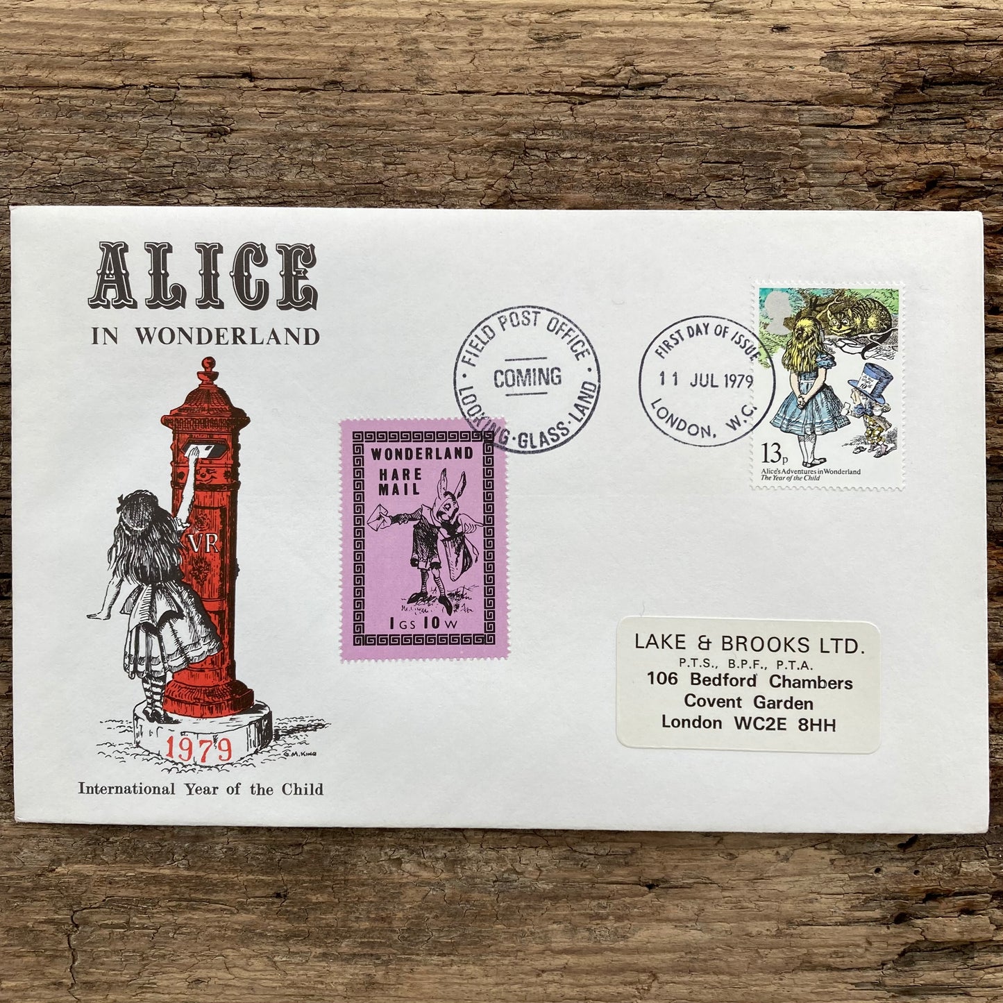 Alice in Wonderland First Day Covers (1979)