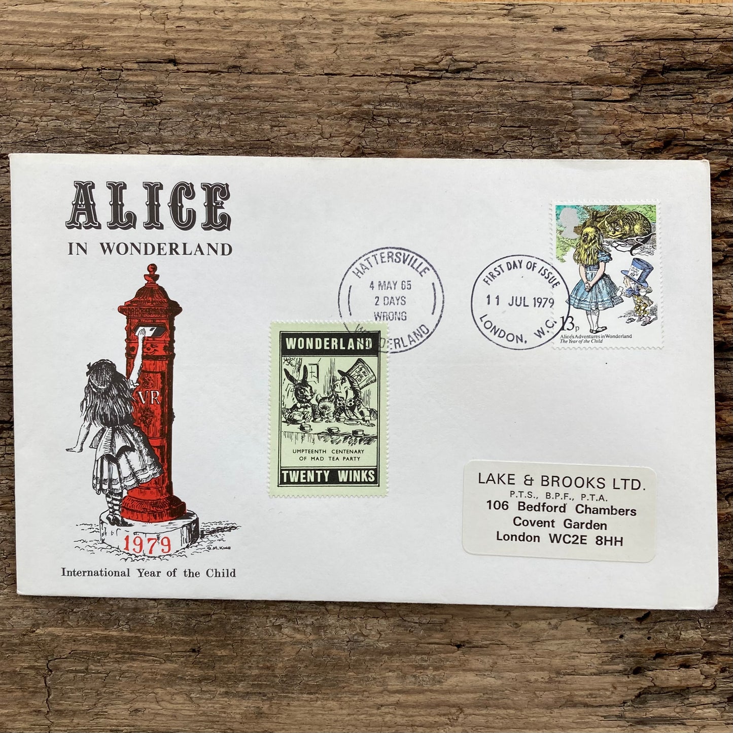 Alice in Wonderland First Day Covers (1979)