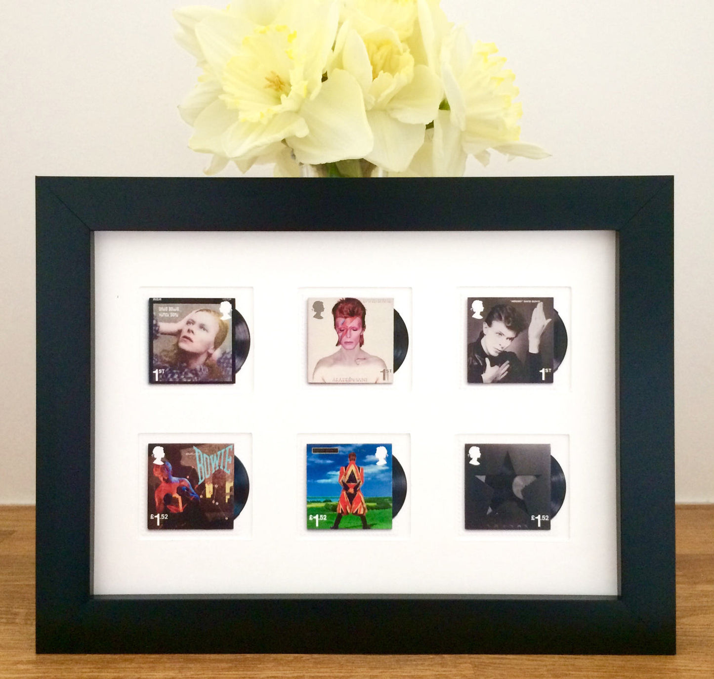 David Bowie Framed Postage Stamp Set (2017)