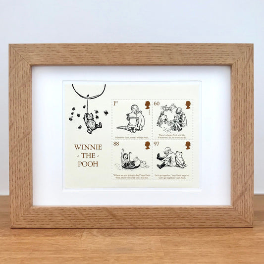 Winnie the Pooh Framed Miniature Stamp Sheet (2010)