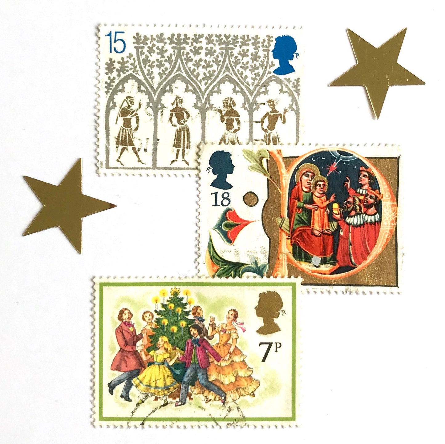 Christmas Tree Postage Stamp Decoration (1978)